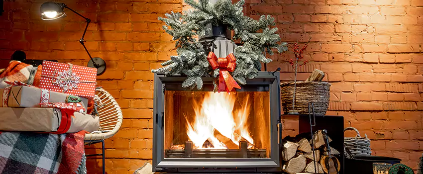 Travis Industries Linear Gas Fireplace Installation in Allen, Texas