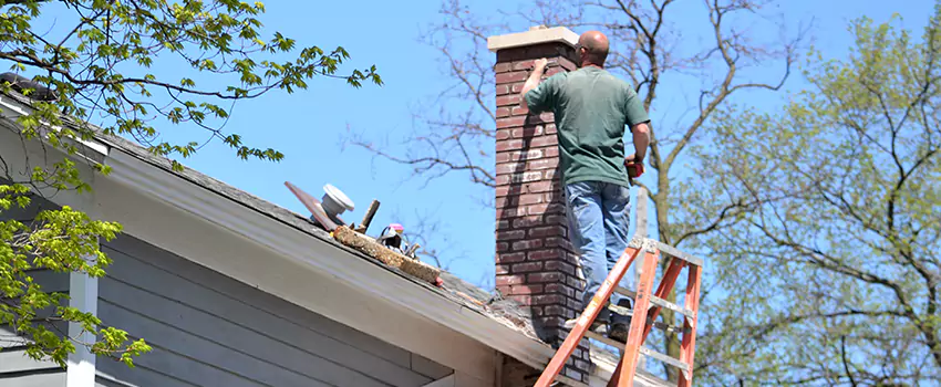 Vinyl and PVC Chimney Flashing Installation in Allen, TX