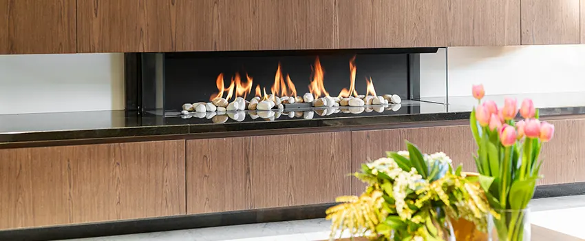 Double-height Fireplace Design Refurbishment in Allen, Texas